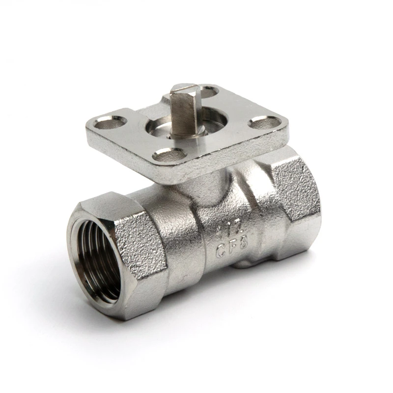 1PC Electropolished Stainless Steel Direct Mount Ball Valve